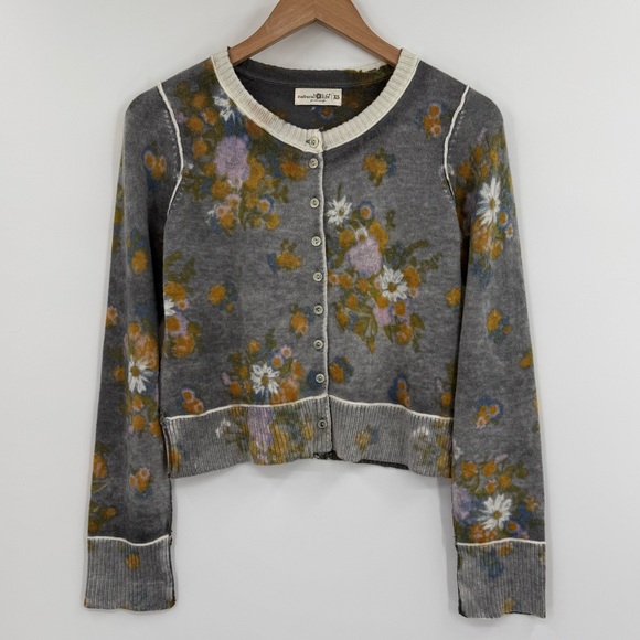 Natural Life Your Everything Cardigan Sweater | English Garden Charcoal | XS - Picture 4 of 8